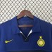 Retro 98/99 Inter Milan Third Away Blue Jersey Kit short sleeve-9499385